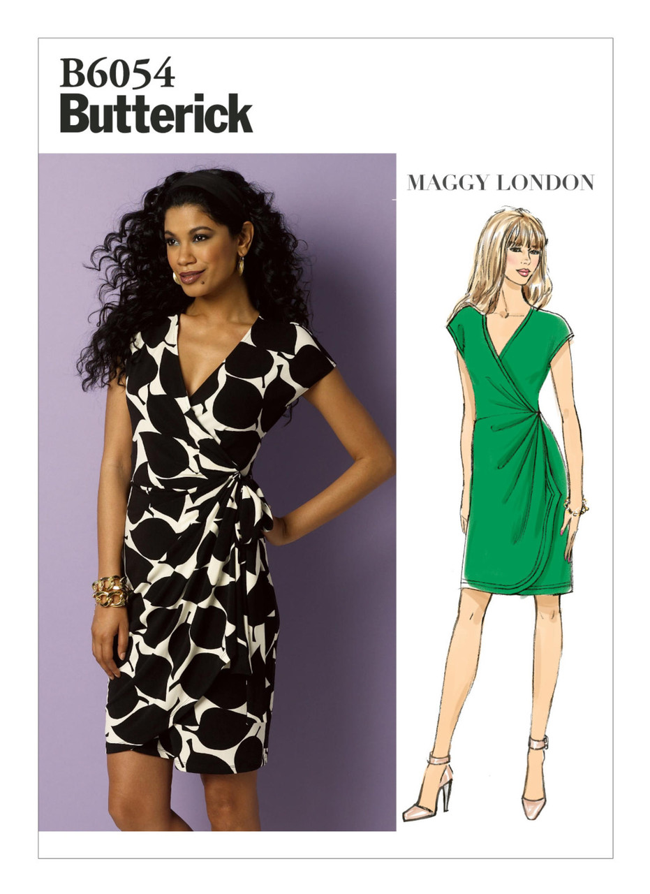 Pattern Roundup: Knit Wrap Dresses ...